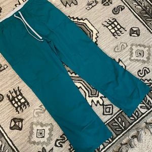 Hunter Green Scrub Pants